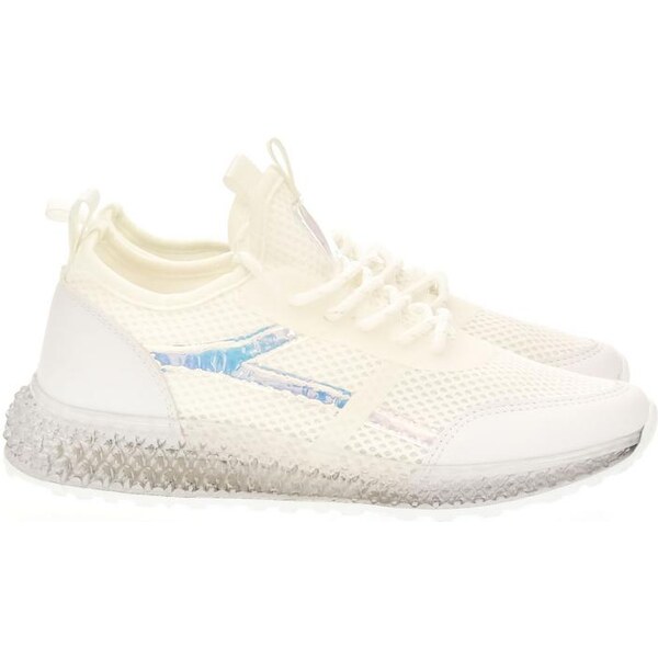 COMER Dámske biele tenisky INDES 16773094