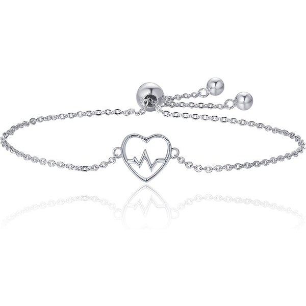 Olivie Strieborný náramok TLKOT SRDCA 5441 28733605