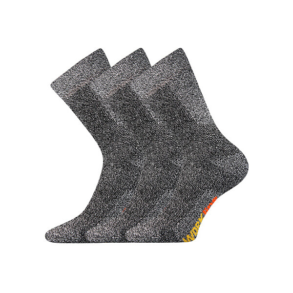 PRACAN pracovné ponožky Boma Sivá / Melé 39-42 3 páry 26251802