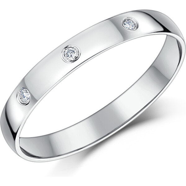 Olivie Strieborný rhodiovaný prsteň so zirkónmi 3771 16942784