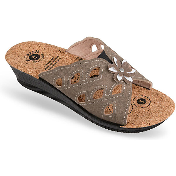 Dámske hnedé šľapky MJARTAN TÁNA 44008679