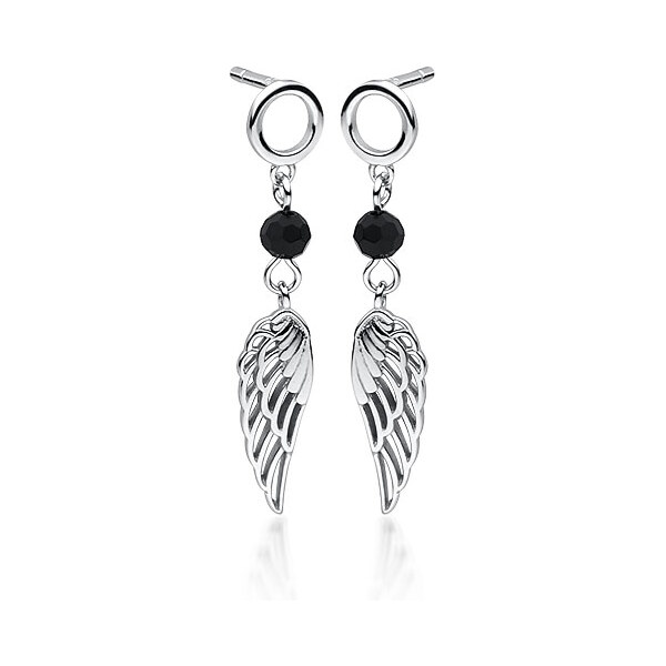 Olivie Strieborné náušnice ANJELSKÉ KRÍDLA 4342 19728457