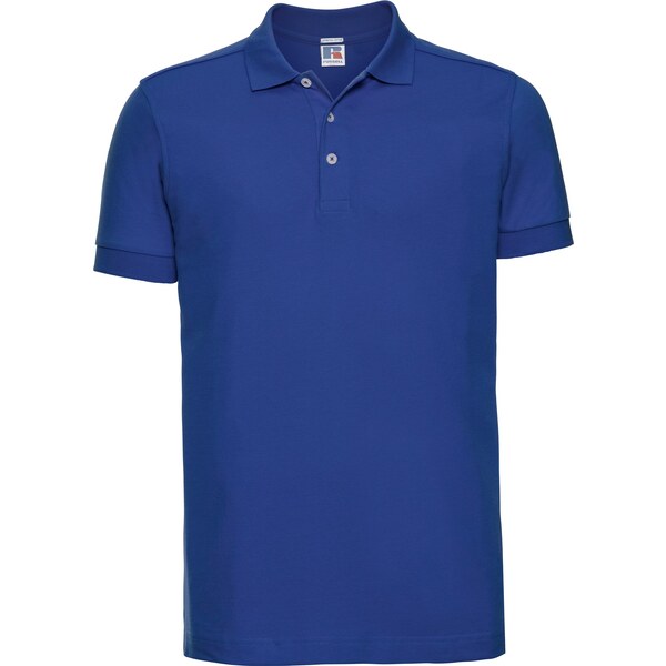 Russell pánske elastické polo bavlna & Lycra dlhší strih Slim fit 62675488