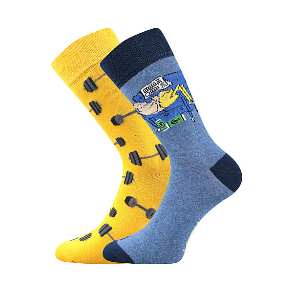 DOBLE farebné ponožky Lonka - ČINKY 32622808