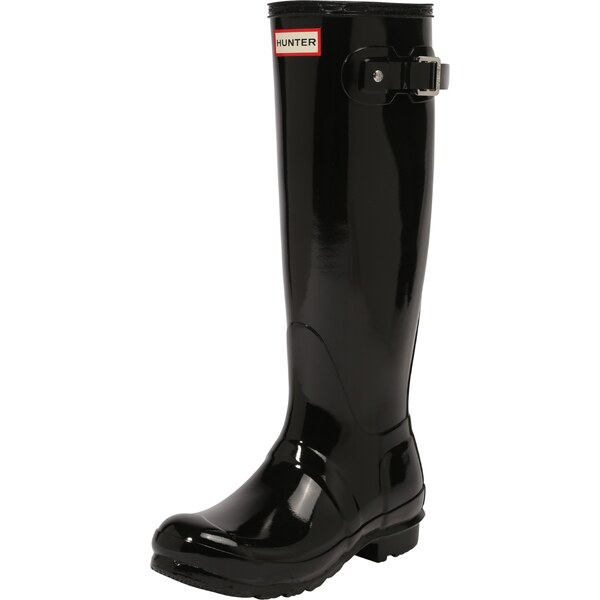 HUNTER Gumáky červená / čierna / biela 10657030