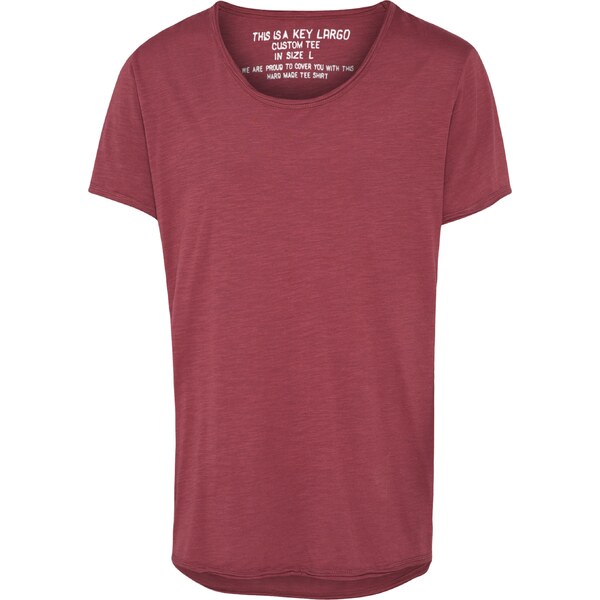 Key Largo Tričko vínovo červená 51511462