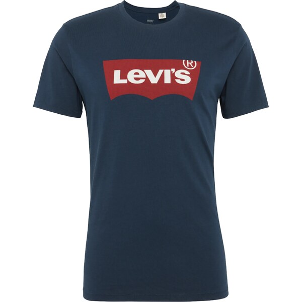 LEVIS Tričko Graphic Set-In Neck Tee námornícka modrá / červená / 13963739
