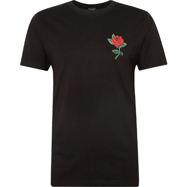 Mister Tee Tričko Rose zelená / ohnivo červená / čierna 11994085