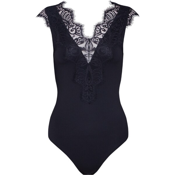 PIECES Košeľové body Ilu čierna 11976241