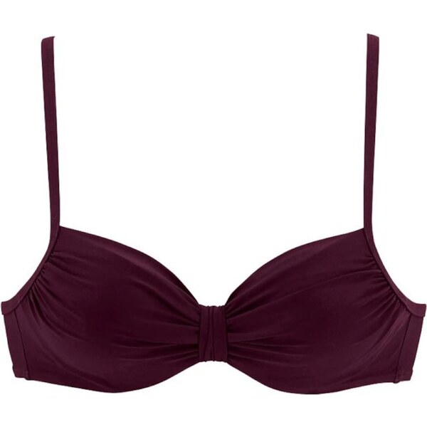 LASCANA Bikinový top Kati bordová 54221095