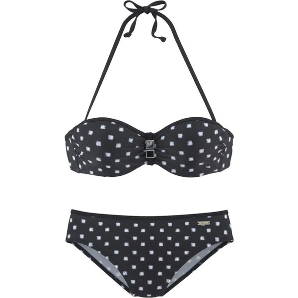 LASCANA Bikiny čierna / biela 54221344