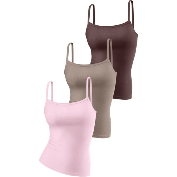 H.I.S Top svetlobéžová / gaštanová / ružová 55544276