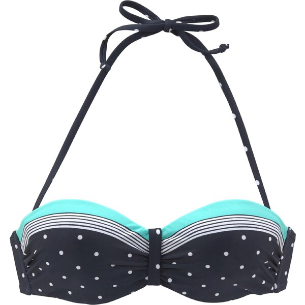 LASCANA Bikinový top Monroe modrá / tyrkysová 17561588