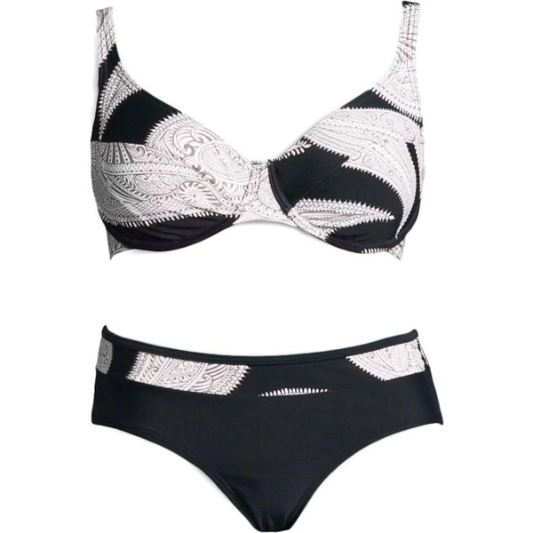 LASCANA Bikiny čierna / biela 54222435