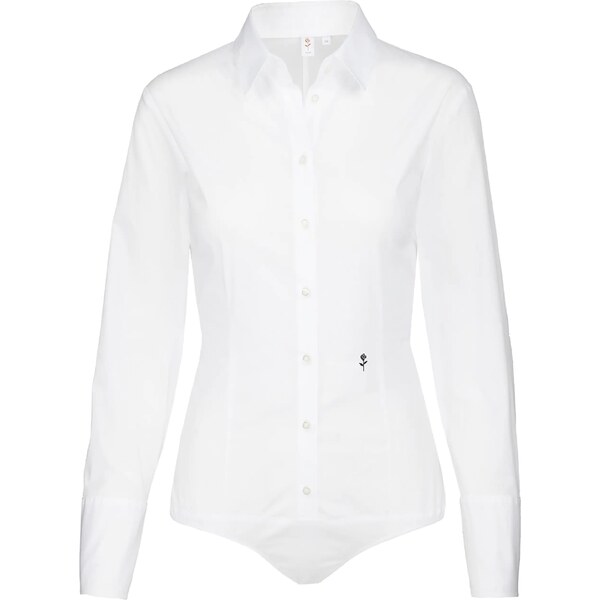 SEIDENSTICKER Košeľové body čierna / biela 11978482