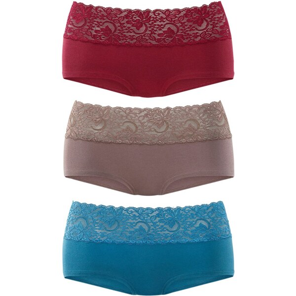 VIVANCE Nohavičky modrá / sivá / vínovo červená 27273086