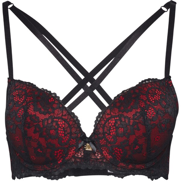 LASCANA Podprsenka červená / čierna 16530632