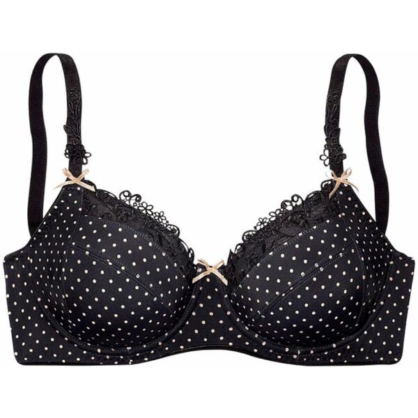 NUANCE Podprsenka čierna / biela 24070326