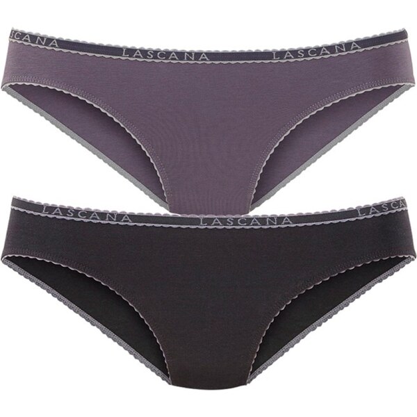 LASCANA Nohavičky orgovánová / čierna 54851719