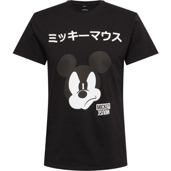 Mister Tee Tričko Mickey Japanese čadičová / čierna / biela 65867152