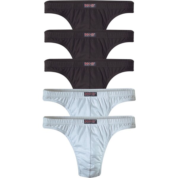 H.I.S Nohavičky čierna / biela 54220950