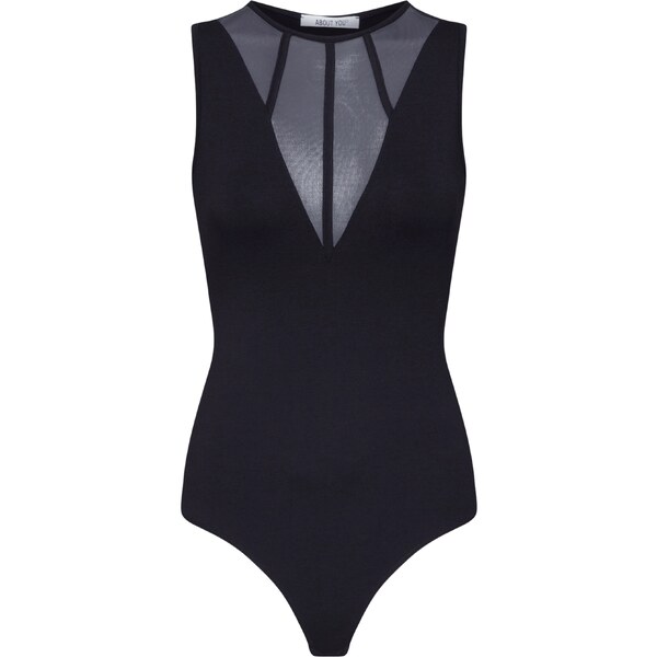 ABOUT YOU Košeľové body Phyllis čierna 15669056