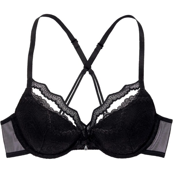 PETITE FLEUR GOLD Podprsenka čierna 54222514