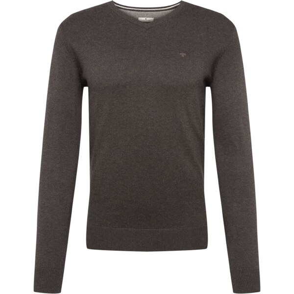 TOM TAILOR Sveter čierna melírovaná 13980008