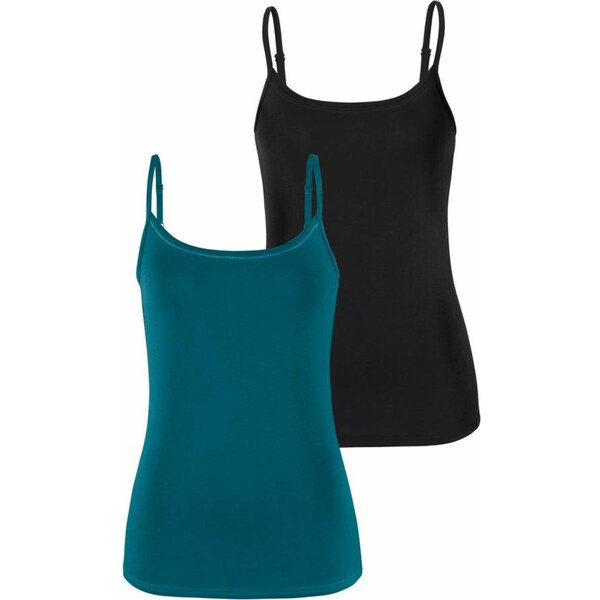 VIVANCE Top petrolejová / čierna 25703075