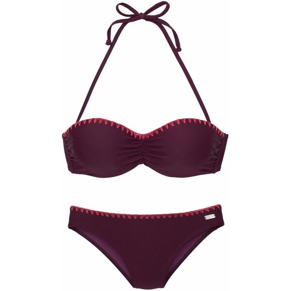 BUFFALO Bikiny baklažánová 56602694