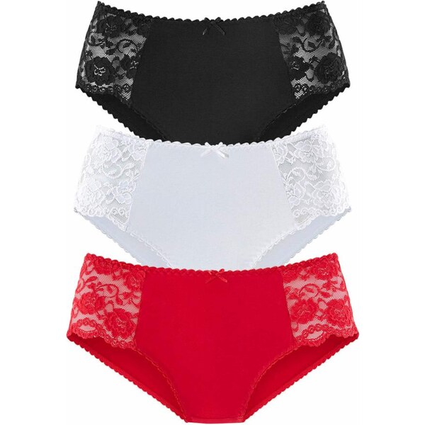 PETITE FLEUR Nohavičky červená / čierna / biela 57075014