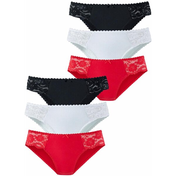 PETITE FLEUR Nohavičky červená / čierna / biela 54221290