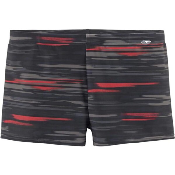 KangaROOS Plavky grafitová / červená / čierna 54221306