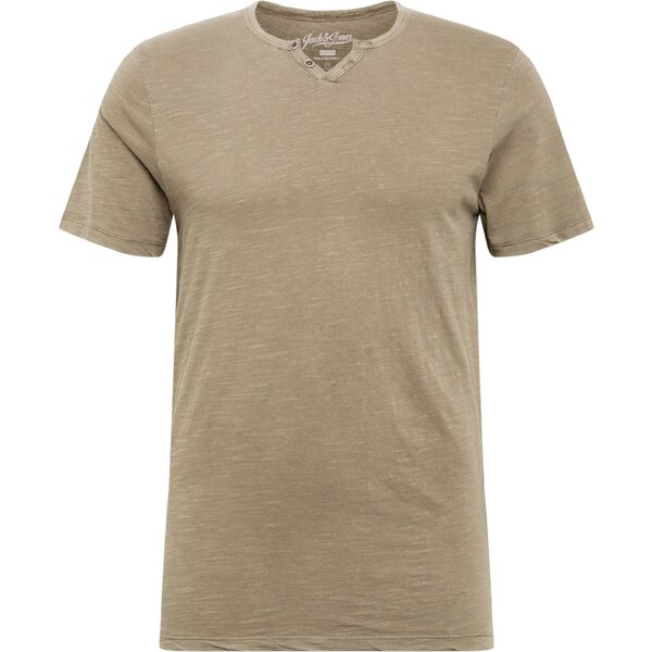 JACK & JONES Tričko ESPLIT kaki 56335120