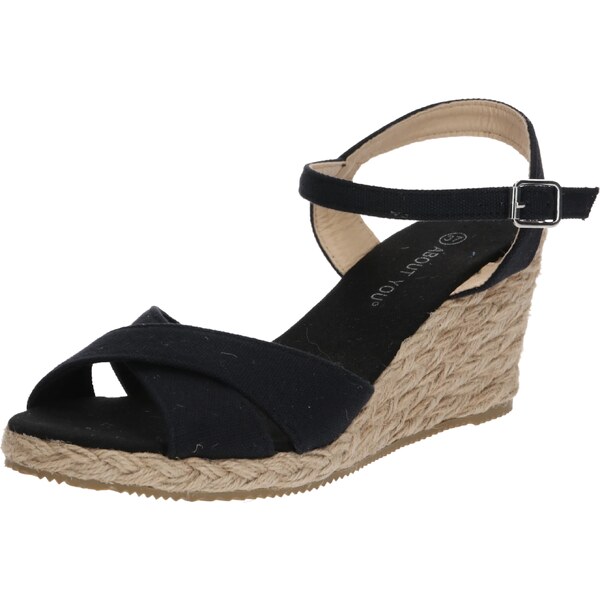 ABOUT YOU Remienkové sandále Sophia čierna 17512592