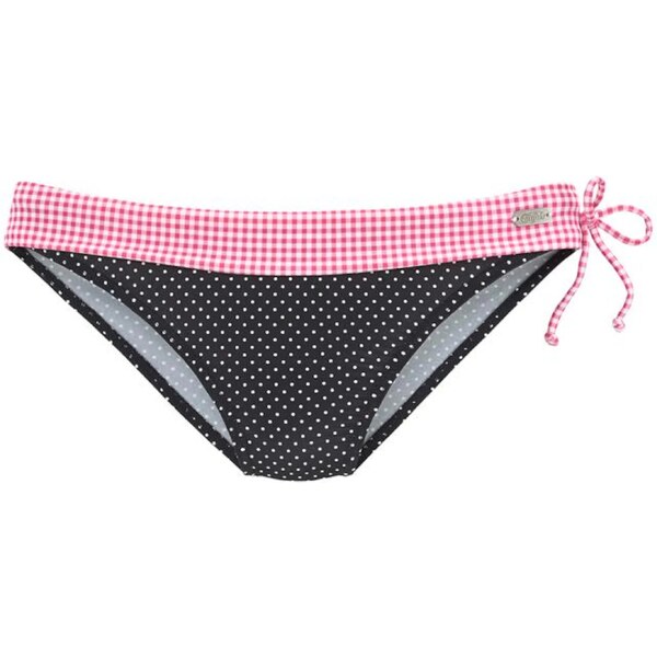 BUFFALO Bikinové nohavičky Vichy ružová / čierna 54233267