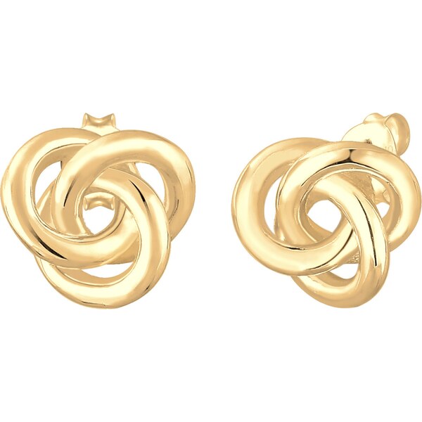 ELLI Náušnice Knoten zlatá 66199349