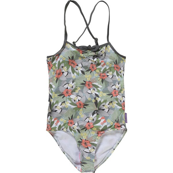 petit amour Jednodielne plavky sivá / kaki / zmiešané farby / koralová 54221818