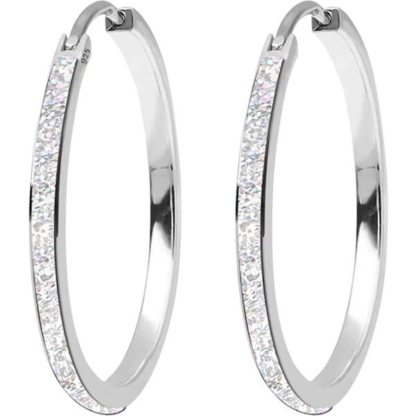 ELLI Náušnice svetlomodrá / svetlofialová / svetloružová / strieborná 54222015