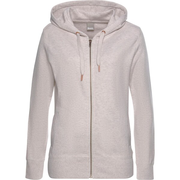 BENCH Tepláková bunda béžová melírovaná 54440793