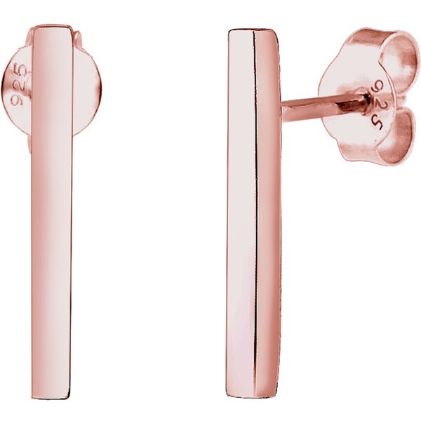 ELLI Náušnice Geo ružové zlato 54221630