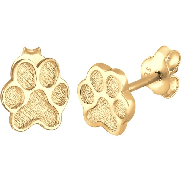 ELLI Náušnice Pfote zlatá 67101577