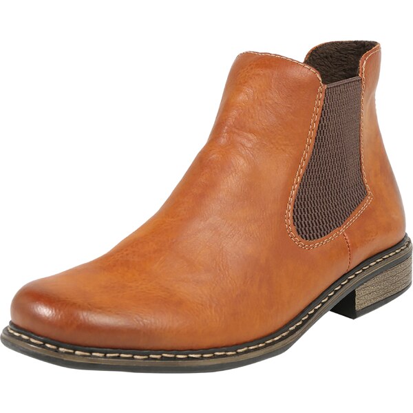 Rieker Členkové čižmy koňaková / sivá / čierna 14696117