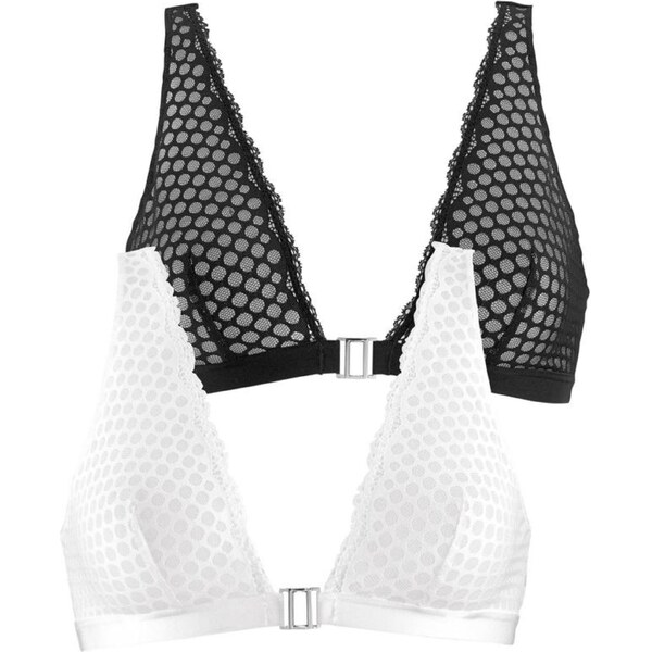 PETITE FLEUR Podprsenka čierna / biela 54222938