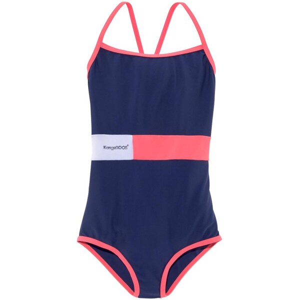 KangaROOS Jednodielne plavky námornícka modrá / lososová 54629131