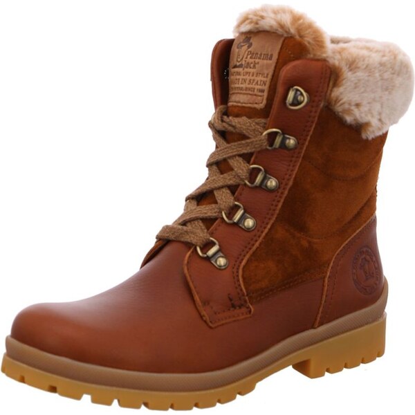 PANAMA JACK Šnurovacie členkové čižmy Tuscani karamelová 13987893