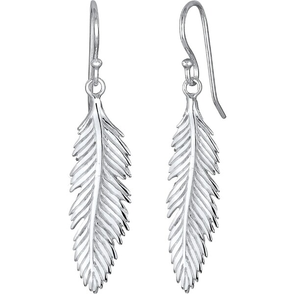 ELLI Náušnice Feder strieborná 55483288