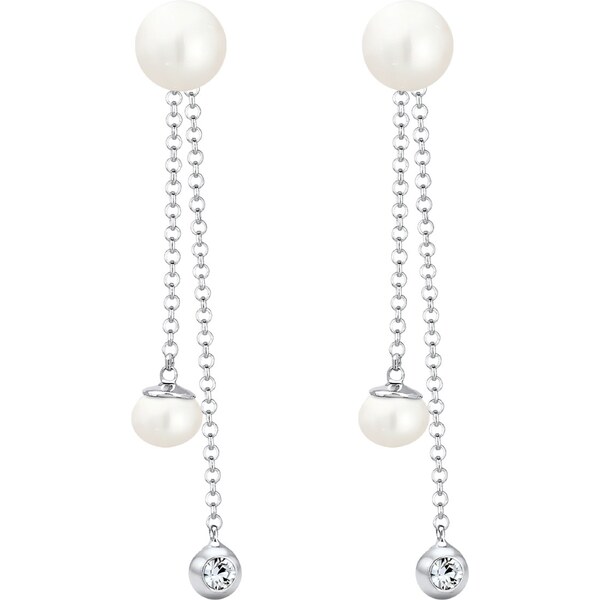 ELLI Náušnice strieborná / perlovo biela 54222062