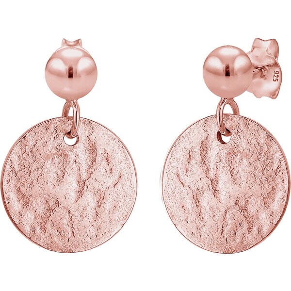 ELLI Náušnice Geo ružové zlato 54222143