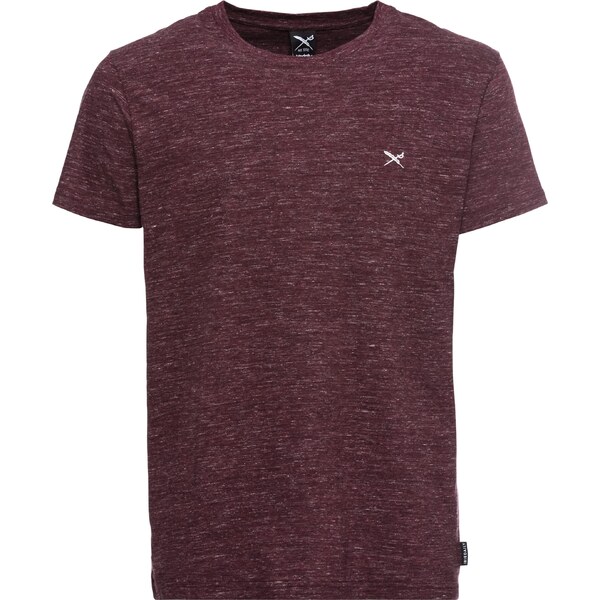 Iriedaily Tričko Chamisso vínovo červená / biela 12646857